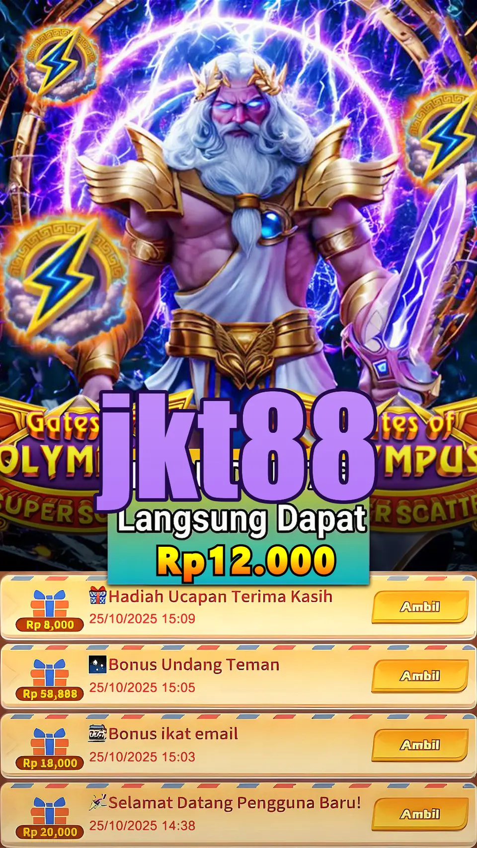 jkt88 Tangkapan Layar Resmi APK